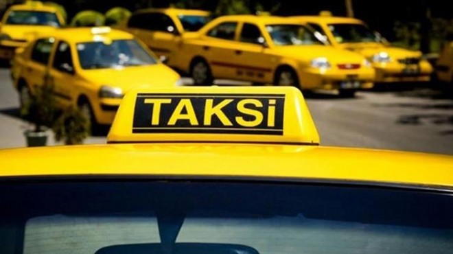 İzmirli taksicilerden grev kolaylığı!