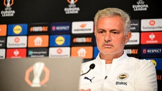 Avrupa mesaisi öncesi Mourinho'dan açıklamalar