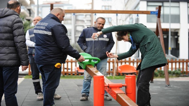 Karşıyaka'nın parkları artık daha güvenli