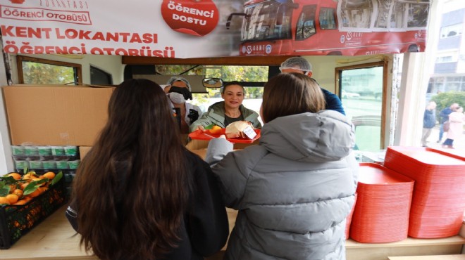 Kent Lokantası Öğrenci Otobüsü'nden ücretsiz yemek!