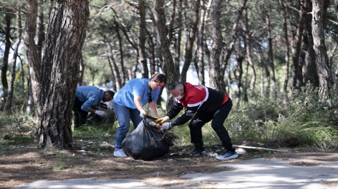 Konak’ta el ele orman temizliği