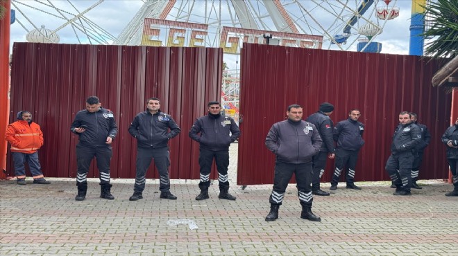 Lunaparkta eylem sonrası Büyükşehir den açıklama!