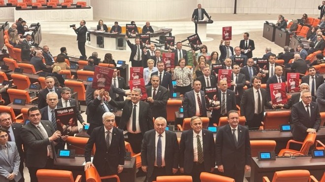 Meclis,  İmamoğlu  protestosuyla açıldı