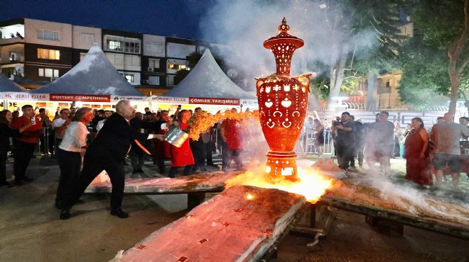 Menemen Çömlek Festivali’nde görkemli açılışı