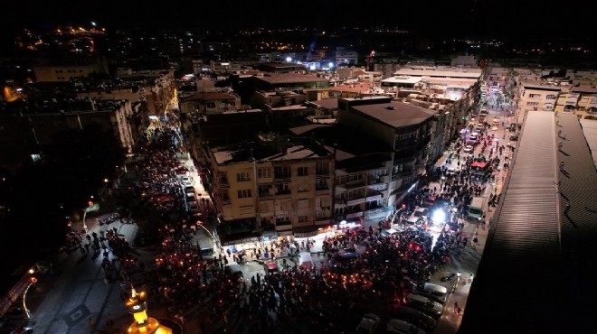 Menemen'de 29 bin kişiyle dev yürüyüş