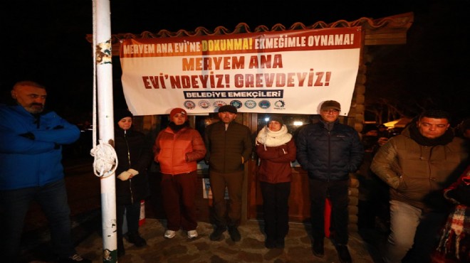 Meryem Ana nöbetine gece yarısı Jandarma müdahalesi!