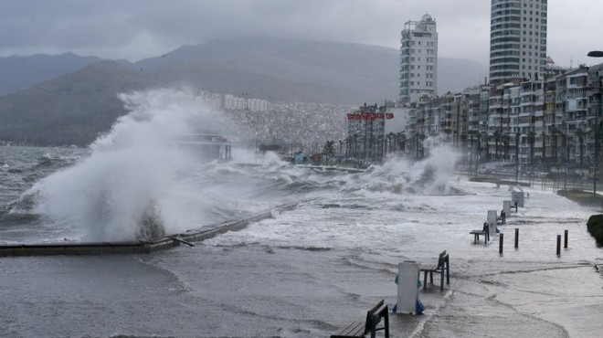 Meteoroloji den İzmir için turuncu kodlu uyarı!