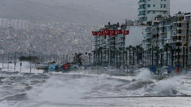 Meteorolojiden İzmir için fırtına uyarısı!