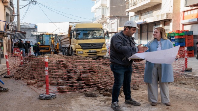 Mutlu’dan yerinde inceleme: Konak’ta doğalgaz çalışmaları tam gaz!