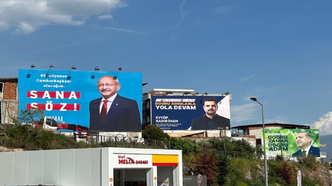 O ilçede AK Parti den CHP ye afiş tepkisi!