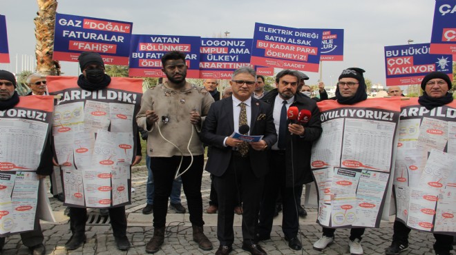 Saadet Partisi'nden sıra dışı zam protestosu!