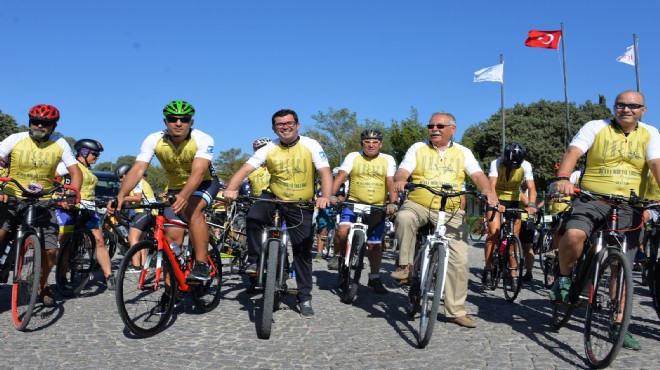 Troya'dan Pergamon'a 250 km pedal bastılar!