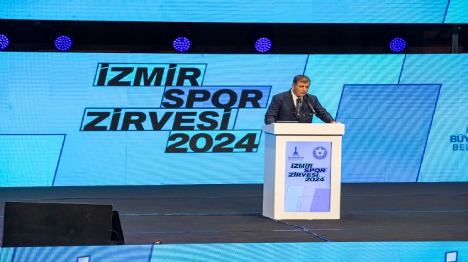 Tugay İzmir Spor Zirvesi nde konuştu: Devletimize elimizi uzatmaktan geri durmayız!