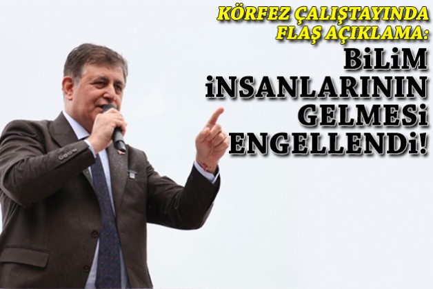 Tugay'dan Körfez çalıştayında flaş açıklama: Bilim insanlarının gelmesi engellendi!