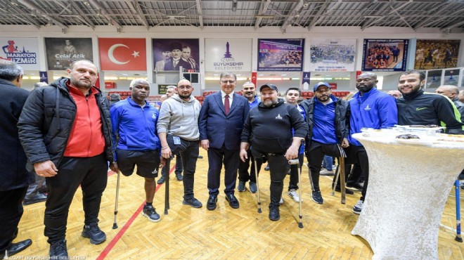 Tugay sporcularla buluştu, 2028 Olimpiyatları’nı hedef koydu