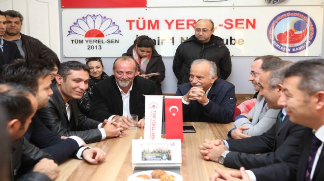 Tüm-Yerel-Sen'den Başkan Karabağ'a destek