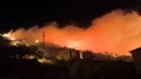 İzmir'de Çiçek Adası'nda korkutan yangın