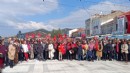 Foça’da 'İmamoğlu' protestosu