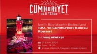 İzmir'de Cumhuriyet Bayramı’na özel konser