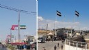 Suriye'de Türk bayrakları indirildi, TIR'lar taşlandı!